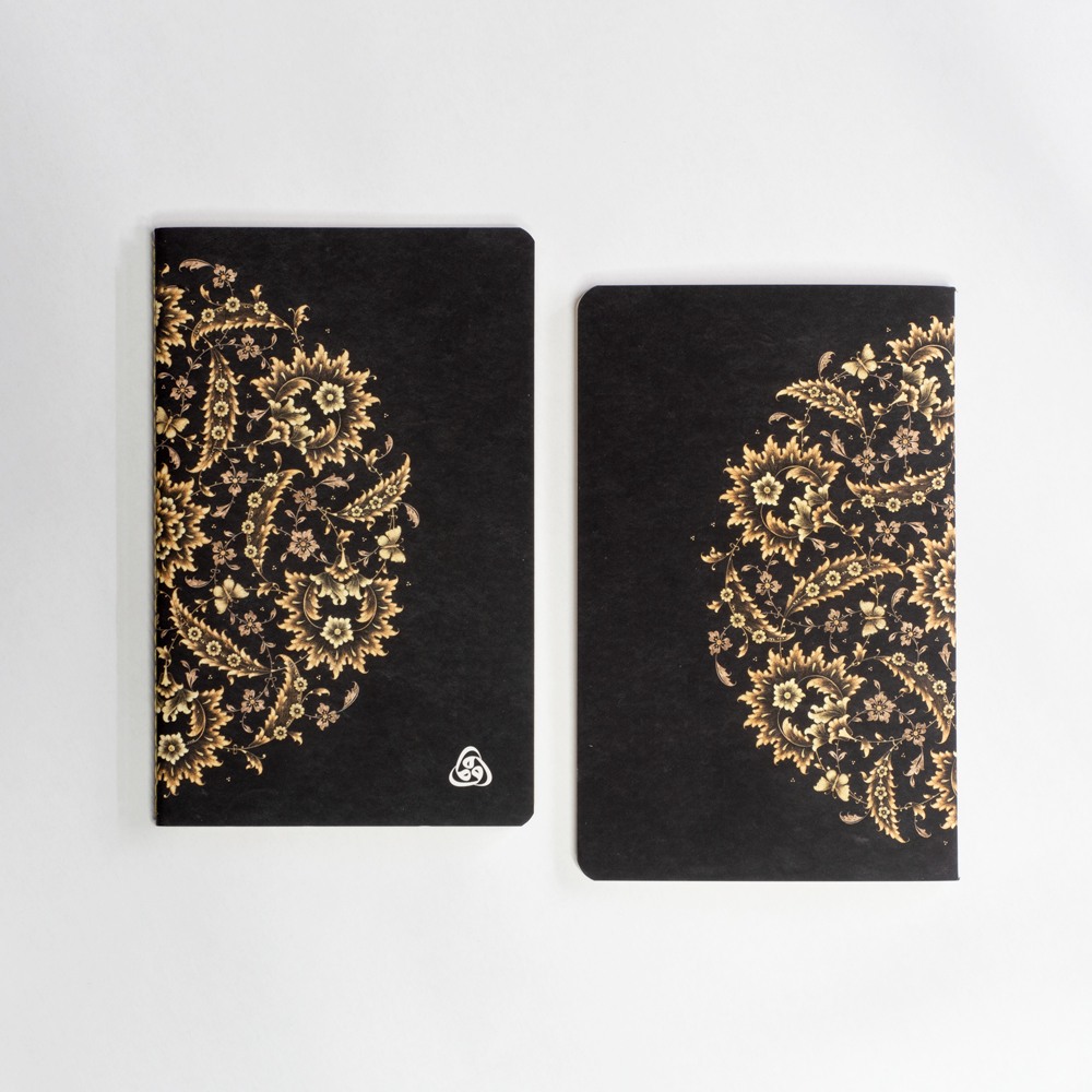 Custom Design Notebook with Halkâr Pattern