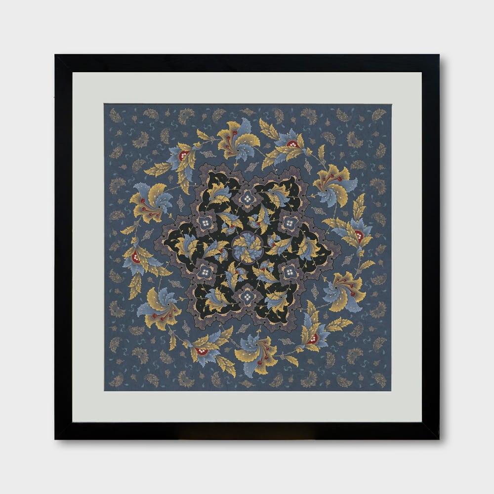 Limited Edition "Blue Dream" Tazhib Artwork