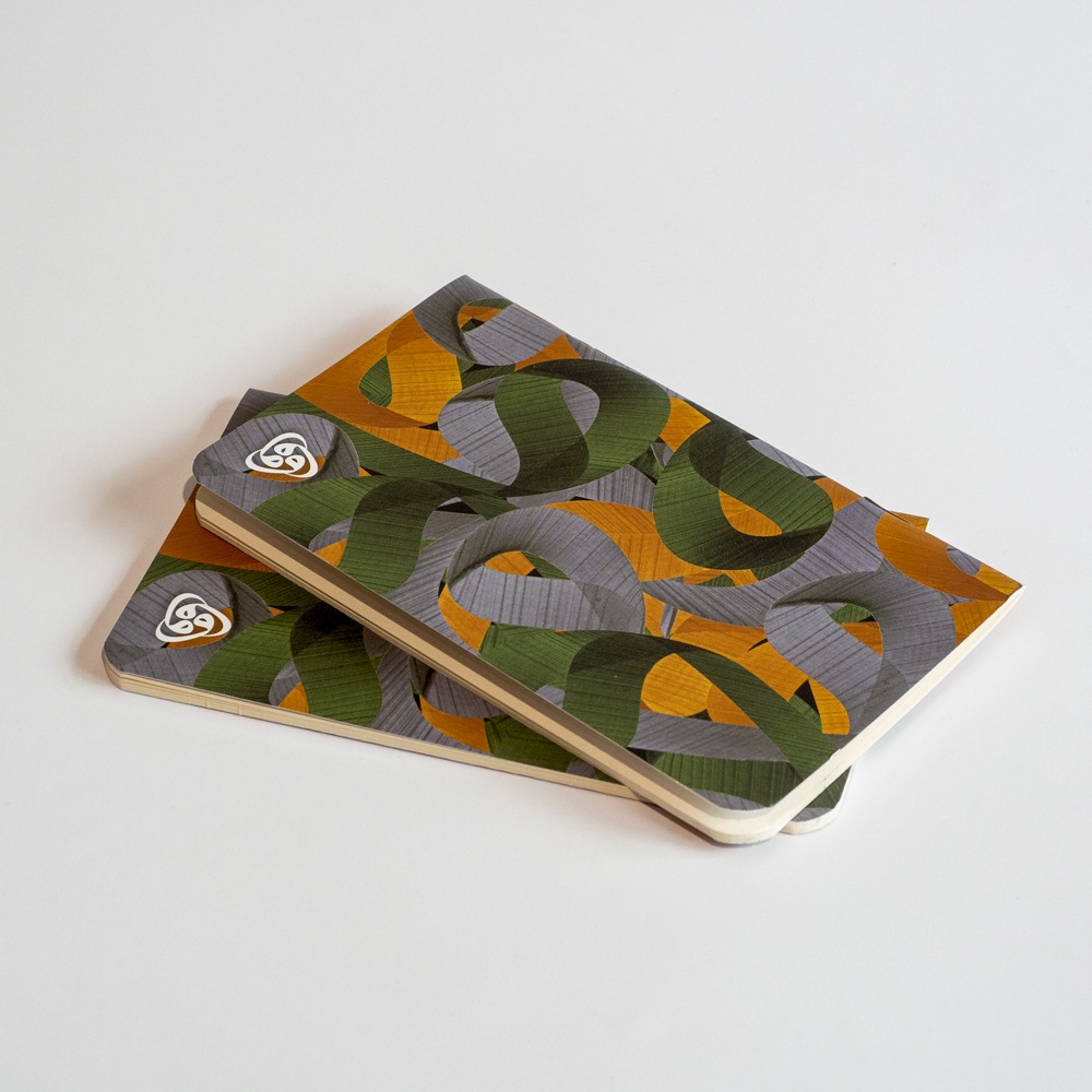 Vav Patterned Special Design Notebook - 2